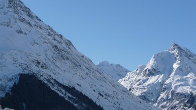 Winterblick vom Haus