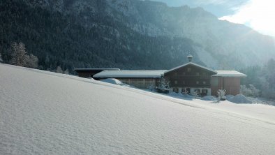 Selbstversorgerhütte Plafing im Winter