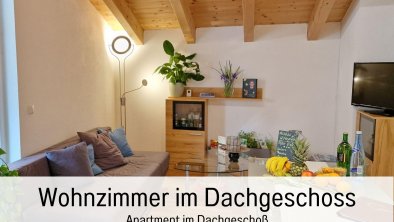 Wohnzimmer in Dachgeschoß inkl. Genußmomente, © Elke Holzknecht