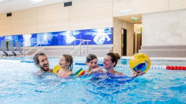 Indoor area at the Telfer Bad leisure centre, © Telfer Bad