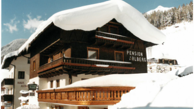 Winteransicht - Pension Arlberg