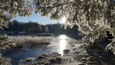 Möserer See im Winter