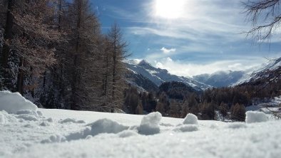 Gletscherblick von der Terrasse