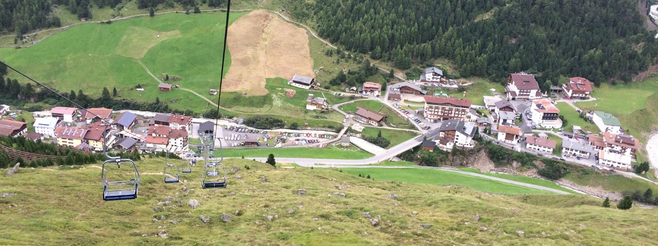 Wildspitzlift two-man chairlift, © Tirol Werbung/Michael Gams