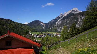 Hütte Aussicht im Frühling