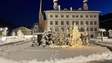 Unser Schlossplatz im Winter