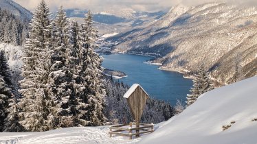 View of Lake Achensee winter