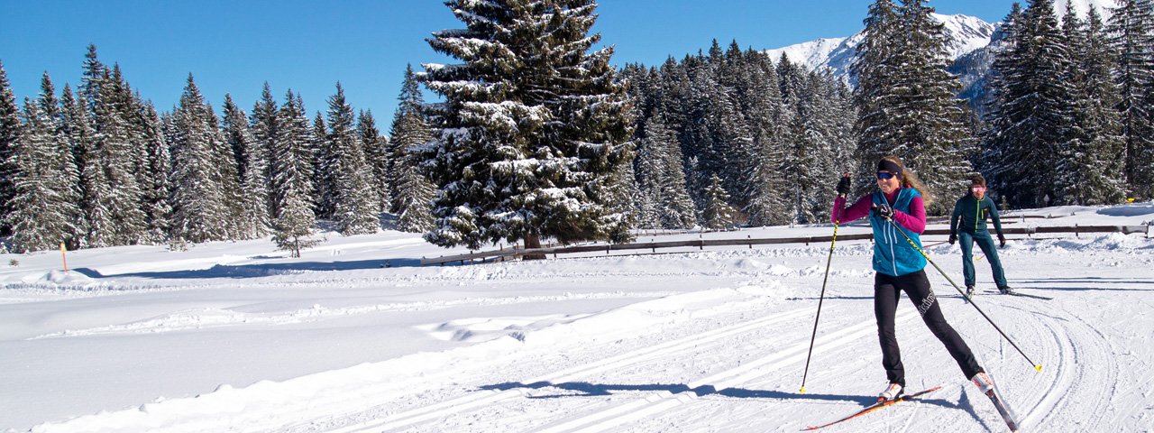 Cross-country skiing in Seefeld, © Tessa Mellinger