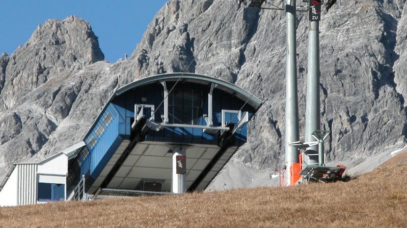 Top station of the Kapallbahn cable car, © R. Battisti