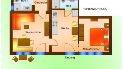 Plan Ferienwohnung