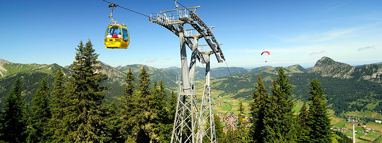 8-Passenger Neunerköpfle Gondola in Tannheim, © Tannheimer Tal