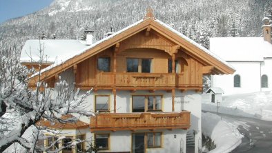 Scheffau_Bärnstatt_Ansicht_Winter_WilderKaiser, © Berggasthof Bärnstatt/Hermann