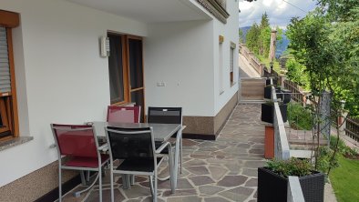 Terrasse abgeschlossen