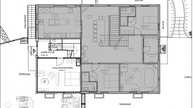 Erdgeschoss Alpen Loft Naturklang