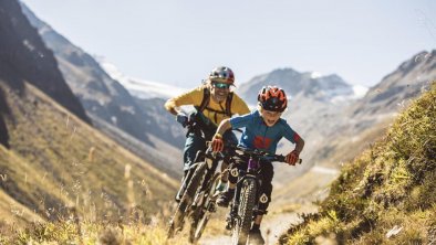 Mountainbiker im Trail