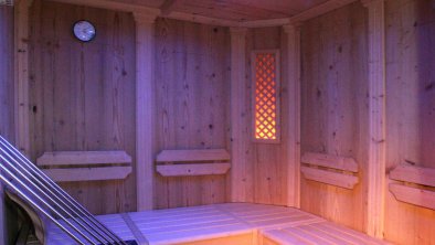 Wellness Sauna und Dampfbad im Haus Alpina