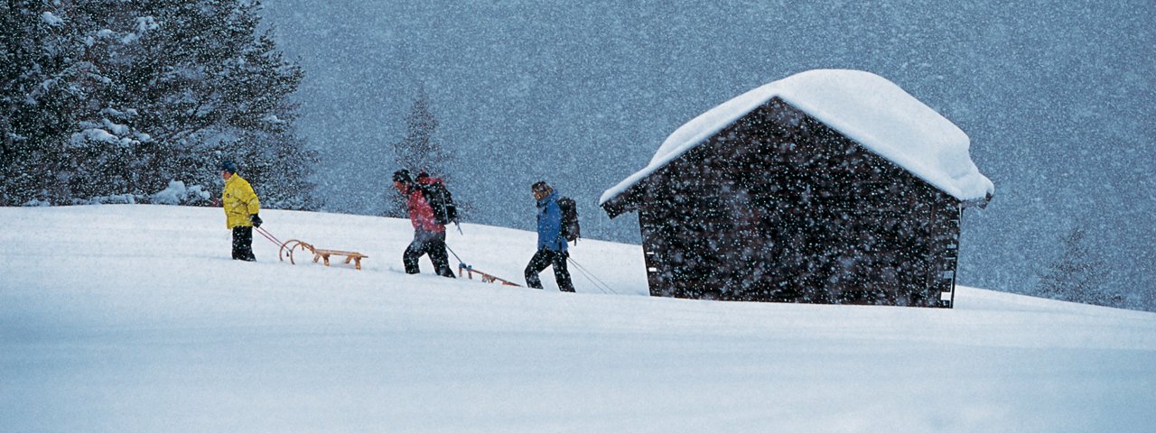 Tobogganing in Tirol, © Tirol Werbung / Bernd Ritschel