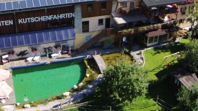 relax and play at the natural swimming pond, © Dagnhof