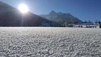 Sonne und Schnee