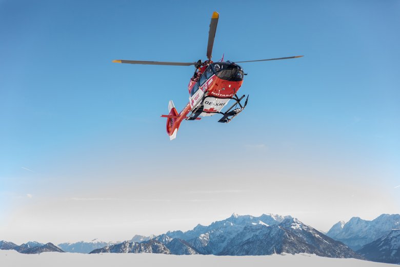 The RK-2 SAR helicopter also supports emergency calls outside of Austria in Germany’s Bavaria when needed.