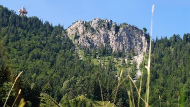 Buchensteinwand mit Jakobskreuz