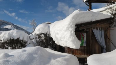 sauna in the garden