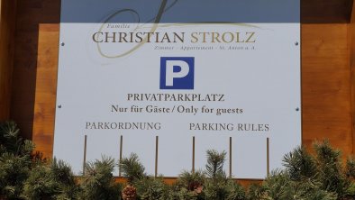 Parkplatz Familie Strolz