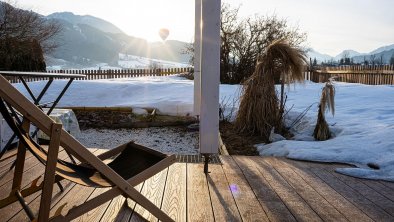 Haus Waltl Terrasse Liegestuhl