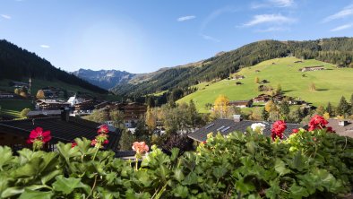 Aussicht Sommer Chalet Innertal