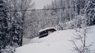 Hütte im Winter