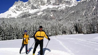 20 Langläufer mit Wilder Kaiser