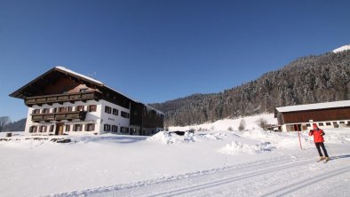 Die Schwaigsloipe direkt am Haus