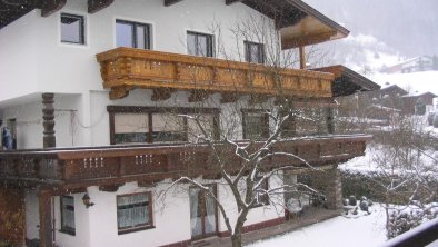 Ferienwohnung Ager Thiersee Haus im Winter