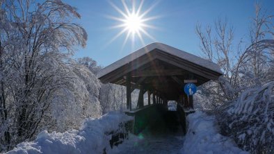 Ache Kramsach tief verschneit_Alpbachtal Tourismus, © Alpbachtal Tourismus