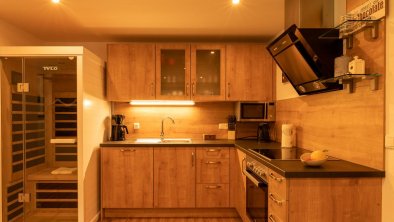 kitchen, infrared cabin