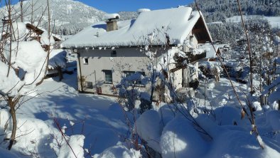 Blick auf den Garten - Winter