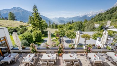 Aussicht Terrasse von oben