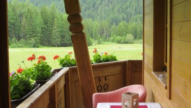 Balkon mit wunderschöner Aussicht