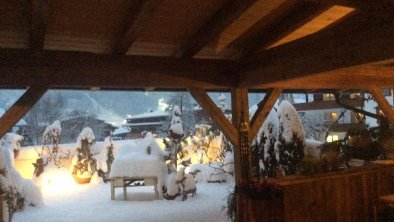 Sonnenterrasse im Winterzauber