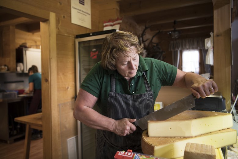 Farmer’s wife, cheesemaker and innkeeper Martha Fahringer.