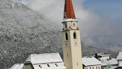 Winterlandschaft Wald Kirche