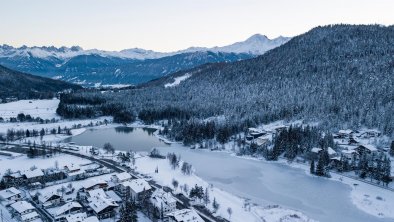 Blick auf den Wildsee in Seefeld, © Region Seefeld