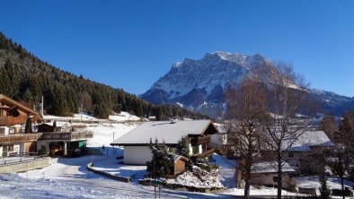 Blick auf die Zugspitze_Winter