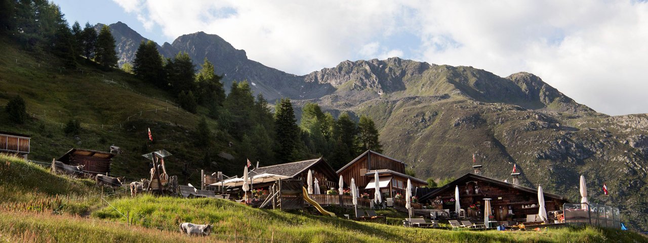 The Gampe Thaya hut in the Ötztal Alps