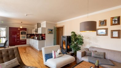 Living Room with integrated Kitchen