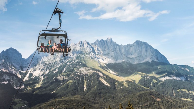 Astbergbahn chairlift in Going, © TVB Wilder Kaiser