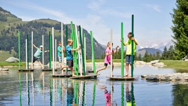 Water games in Timok's Wild World, © fieberbrunn.com